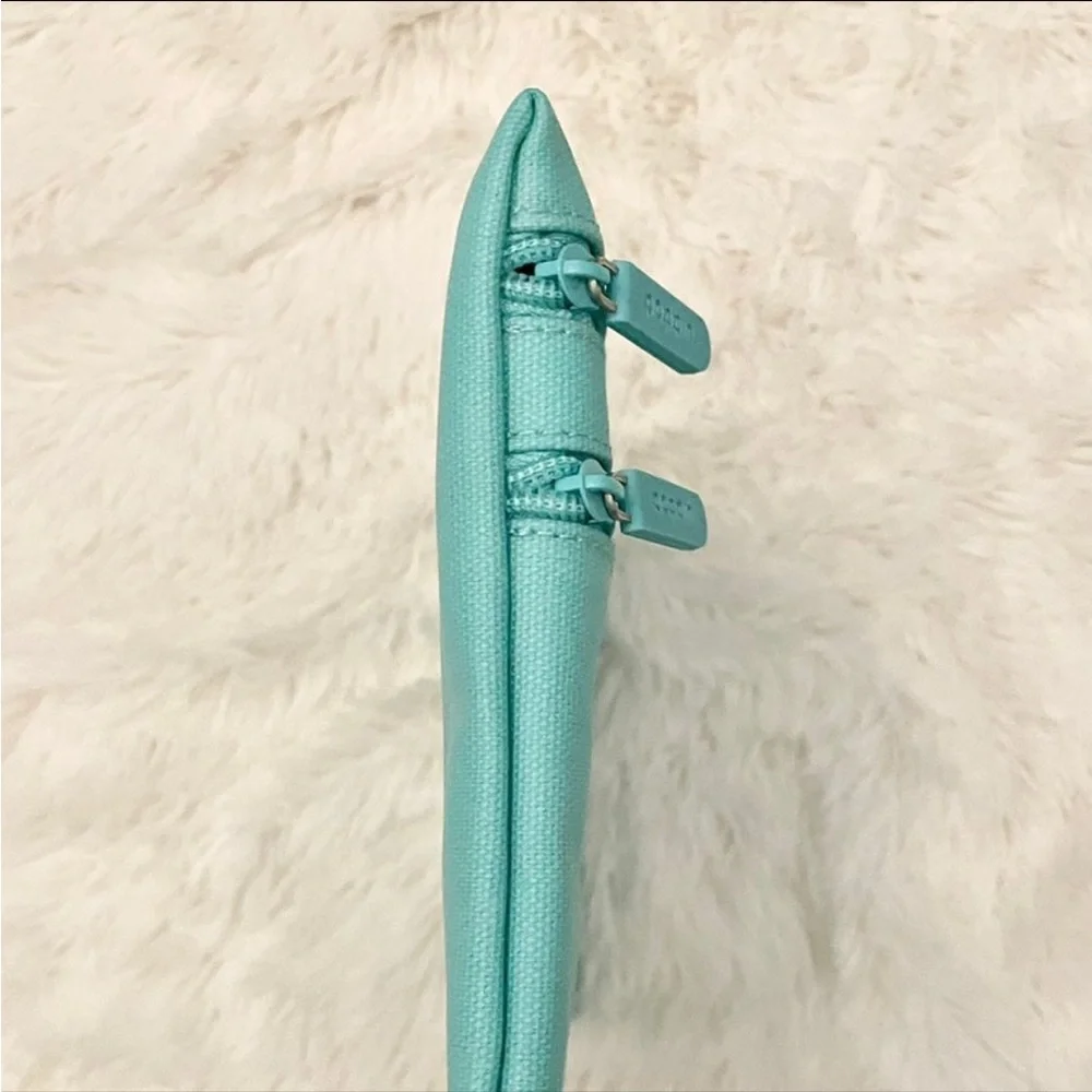Poppin Aqua Zipper Pencil Case/Pouch